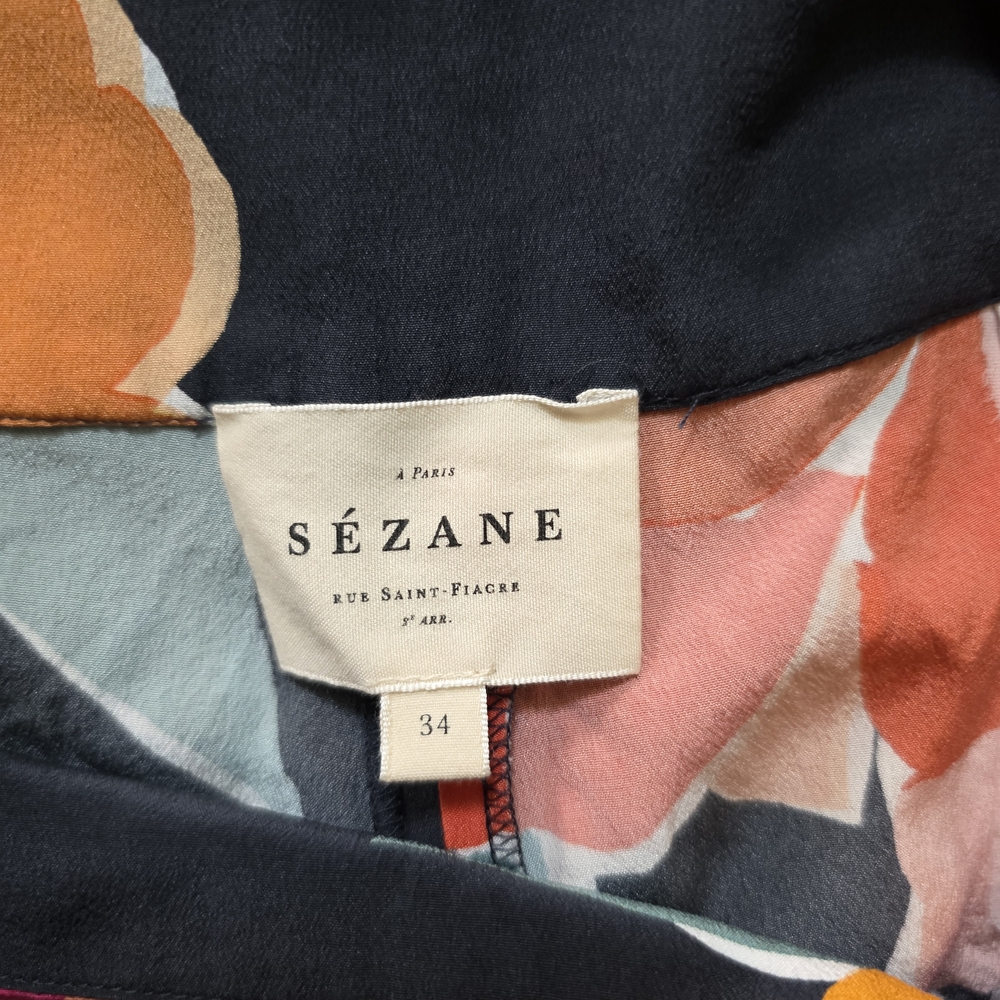 NWOT Sezane‼️RARE‼️Baptisto Silk Trouser - Picture 7 of 11